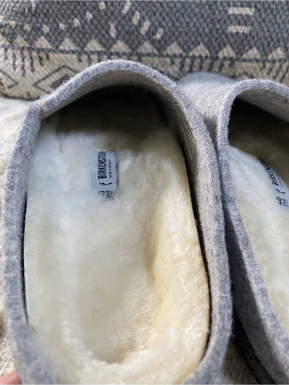 {Birkenstock} Zermatt Shearling Felt Clog - Picture 10 of 14